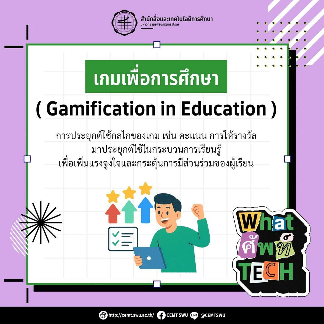เกมเพื่อการศึกษา (Gamification in Education) คืออะไร