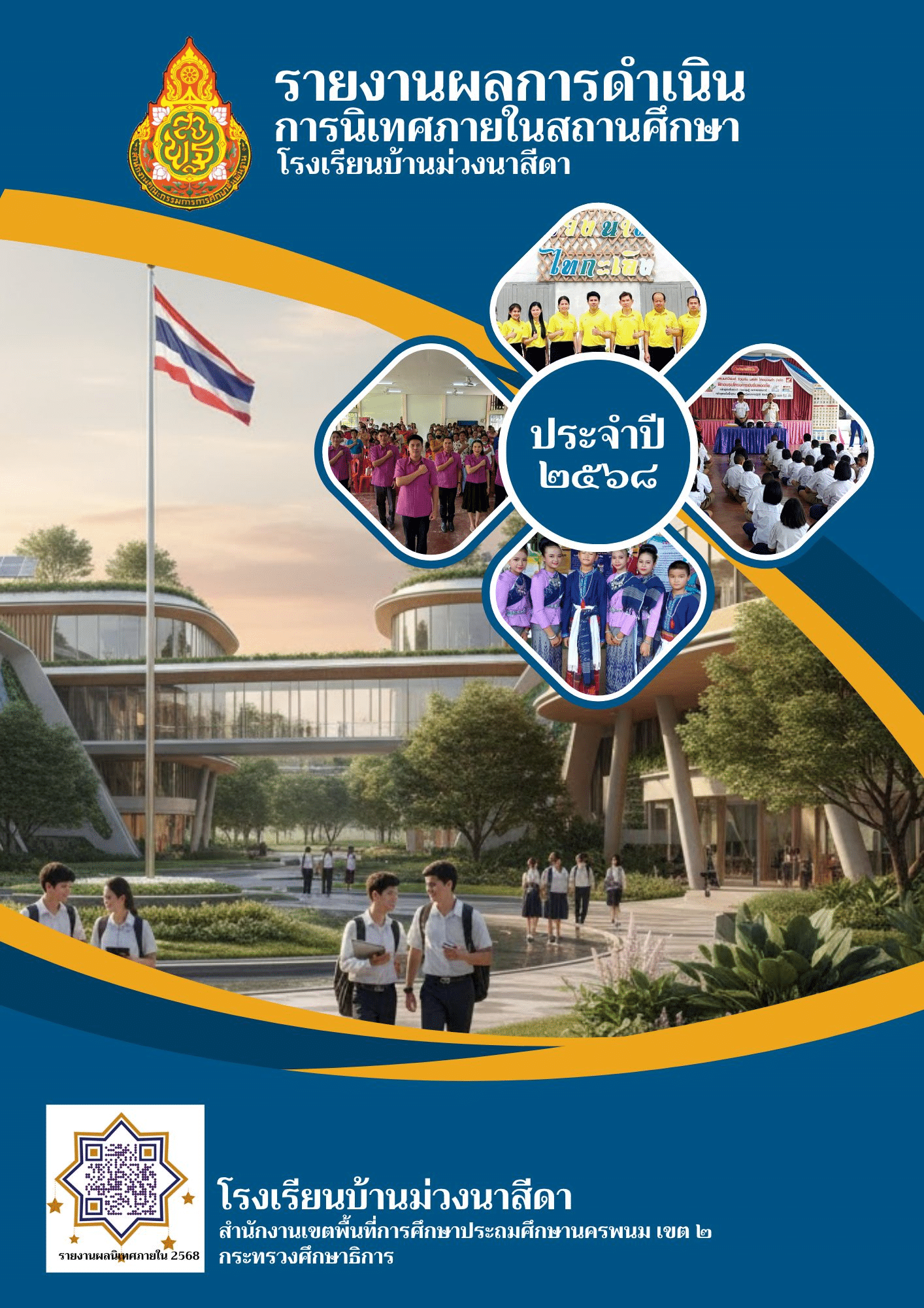 แจกไฟล์ รายงานผลการดำเนินการนิเทศภายในสถานศึกษา 5 บท ไฟล์Word แก้ไขได้ โดยโรงเรียนบ้านม่วงนาสีดา เครดิตไฟล์ Wichitsanupong Bossboy